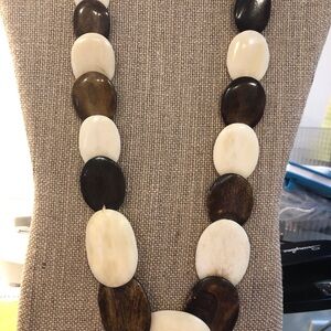 Vintage bone statement necklace